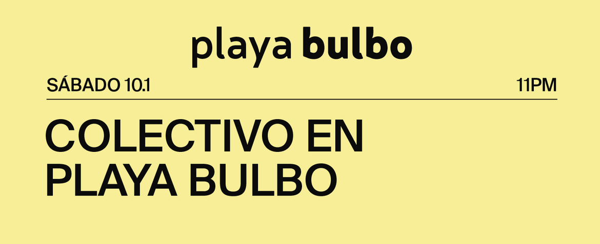 Colectivo en Playa Bulbo