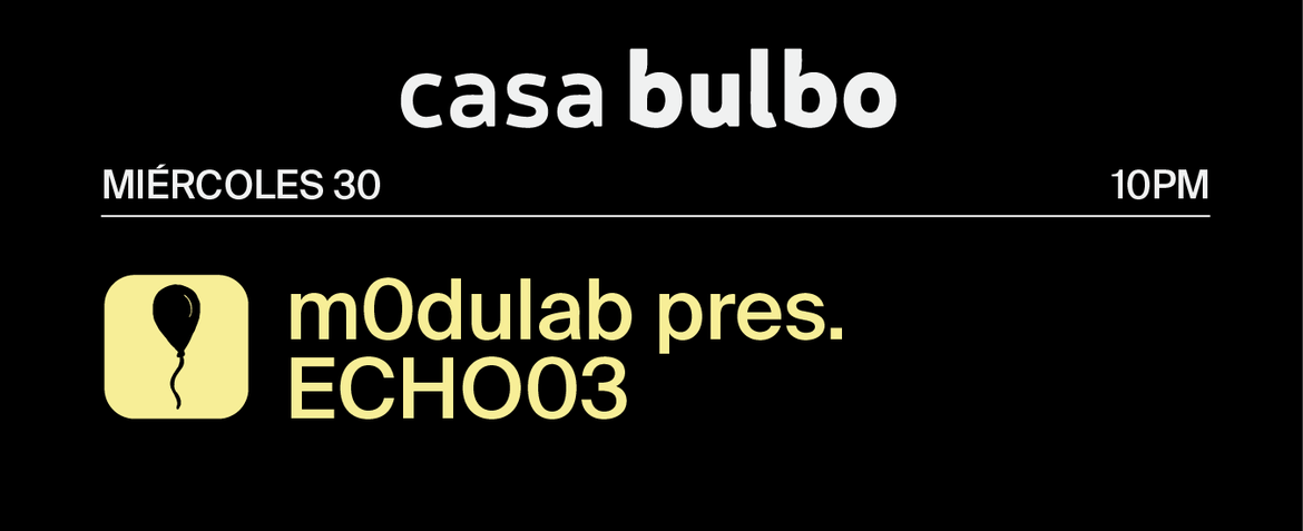 m0dulab pres. ECHO03