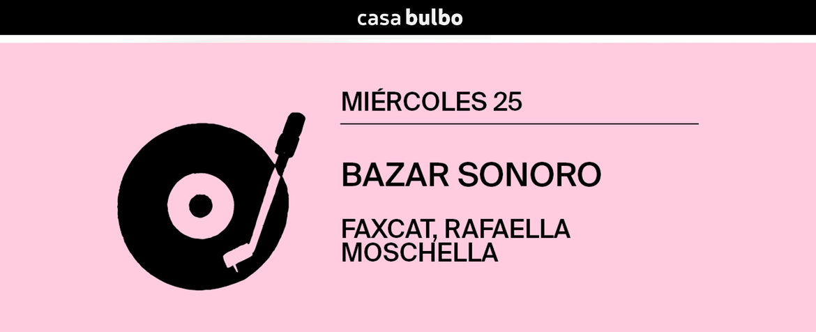Bazar Sonoro - 25.09