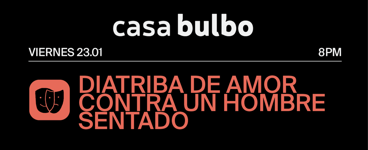 Diatriba de amor contra un hombre sentado