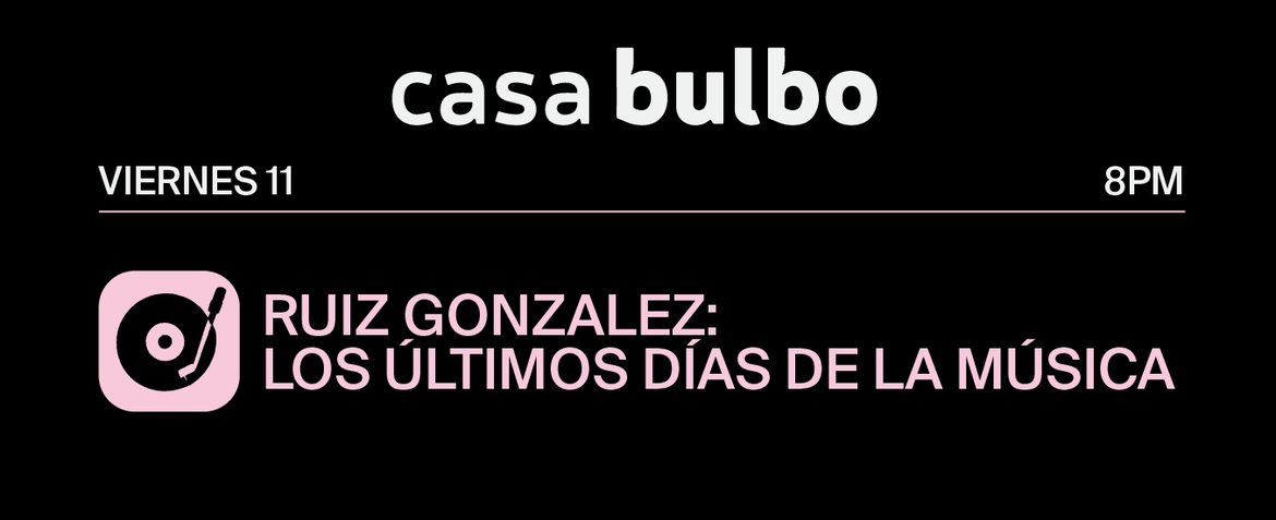 Ruiz Gonzalez: Los últimos días de la música