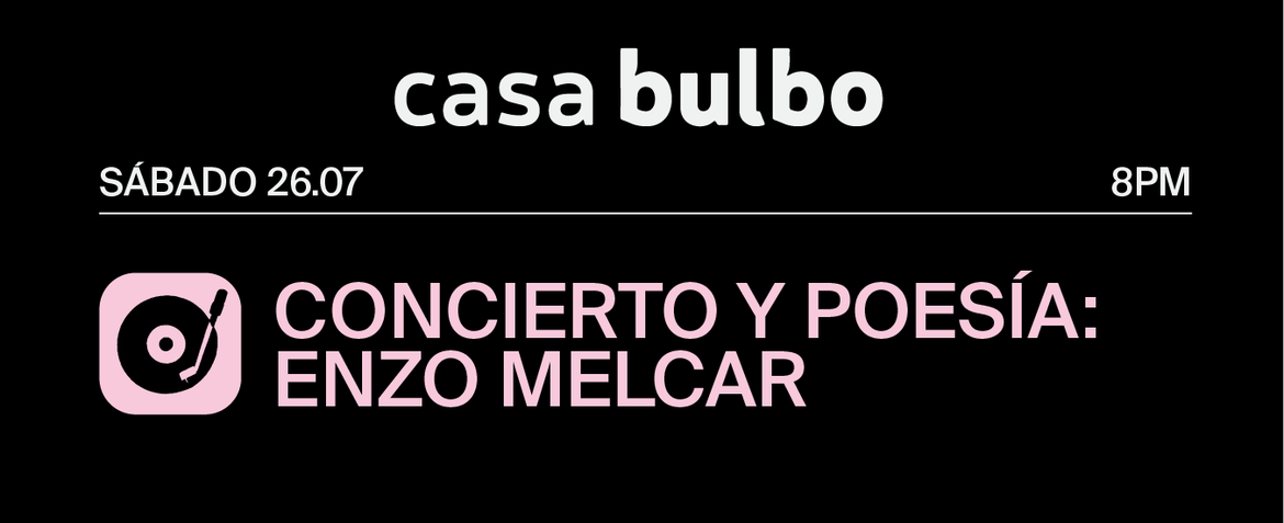 Concierto y poesía: Enzo Melcar