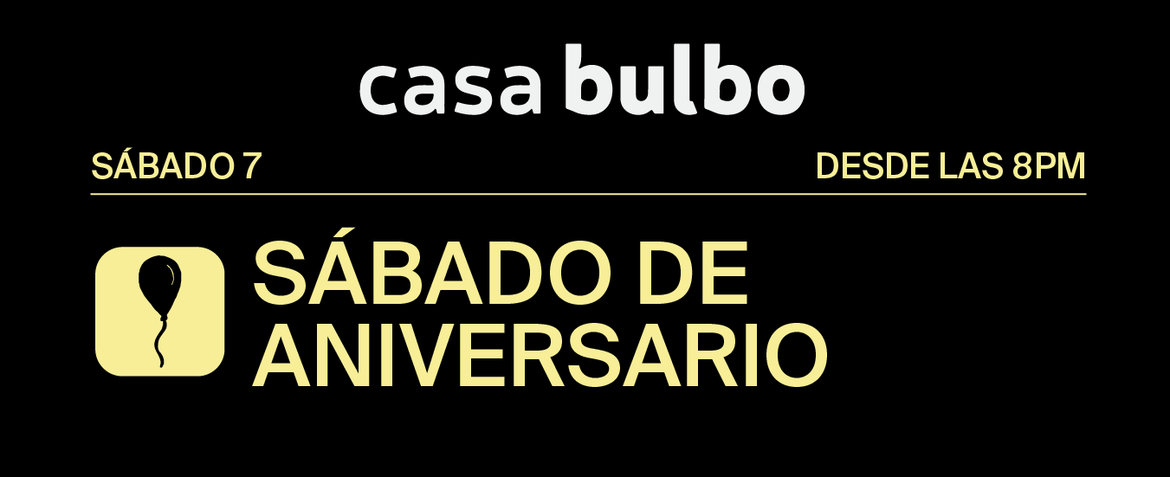 Sábado de Aniversario 7/12