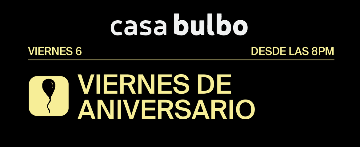 Viernes de Aniversario - 06/12