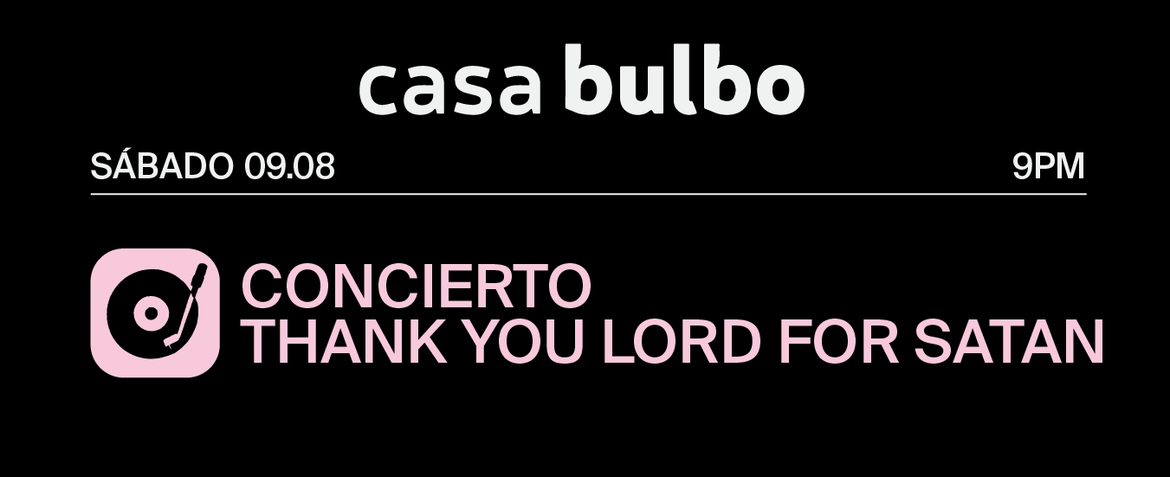 Concierto Thank You Lord For Satan