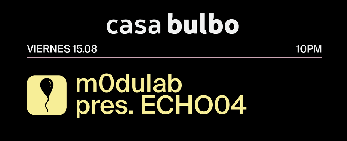 m0dulab pres. ECHO04