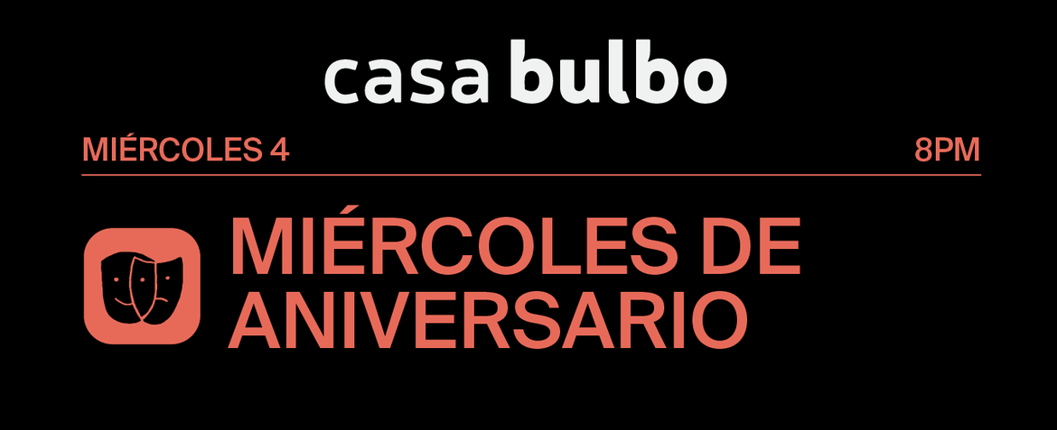Miércoles de Aniversario - 04/12